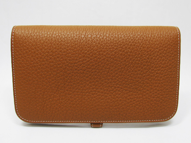 HERMES エルメス ドゴンGMトリヨンクレマンス ゴールド金具：シルバー 