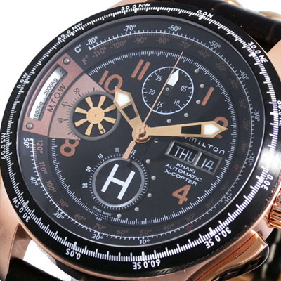 ハミルトン メンズ カーキ X-コプター KHAKI X-COPTER H76646533