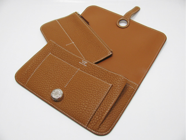 HERMES エルメス ドゴンGMトリヨンクレマンス ゴールド金具：シルバー 