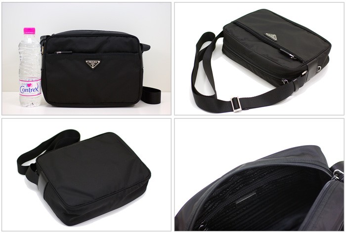 PRADA 斜めがけショルダーバッグ ナイロン ブラック BT0166