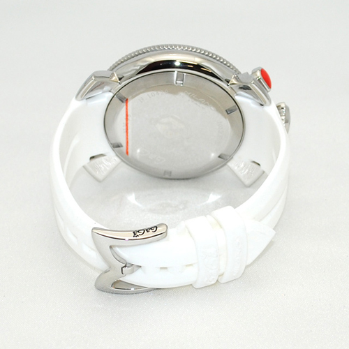 ガガミラノ 時計 スーパーコピー n級品 クロノ 48mm ホワイト ラバー/シルバー 60508 WH