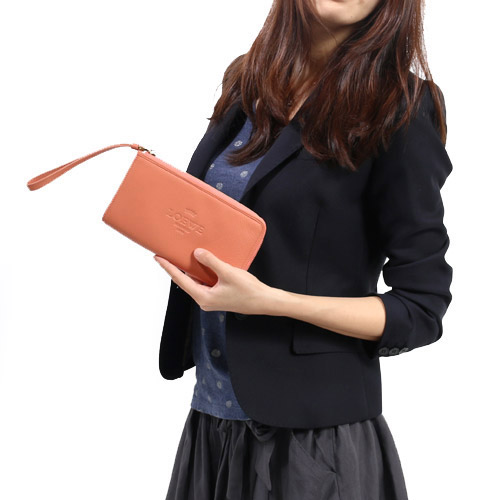 ロエベ 韓国 スーパーコピー LOEWE ヘリテージ カーフレザー 長財布札入れ ピーチPEACH 17679 H40E 7150 