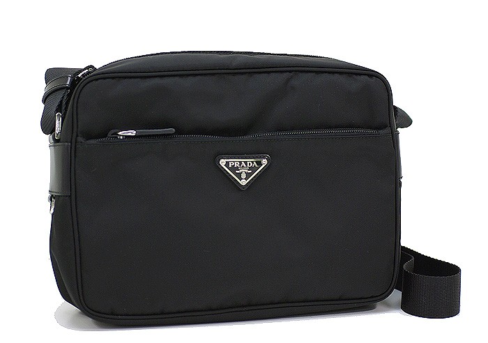 PRADA 斜めがけショルダーバッグ ナイロン ブラック BT0166