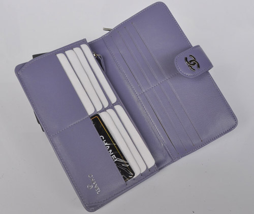 シャネル 財布 韓国 スーパーコピー 長財布 091-purple