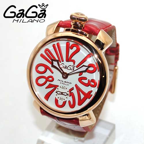 ガガミラノ 時計 スーパーコピー n級 マニュアーレ マヌアーレ 48mm レッド 5011.10S 