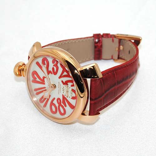 ガガミラノ 時計 スーパーコピー n級 マニュアーレ マヌアーレ 48mm レッド 5011.10S 