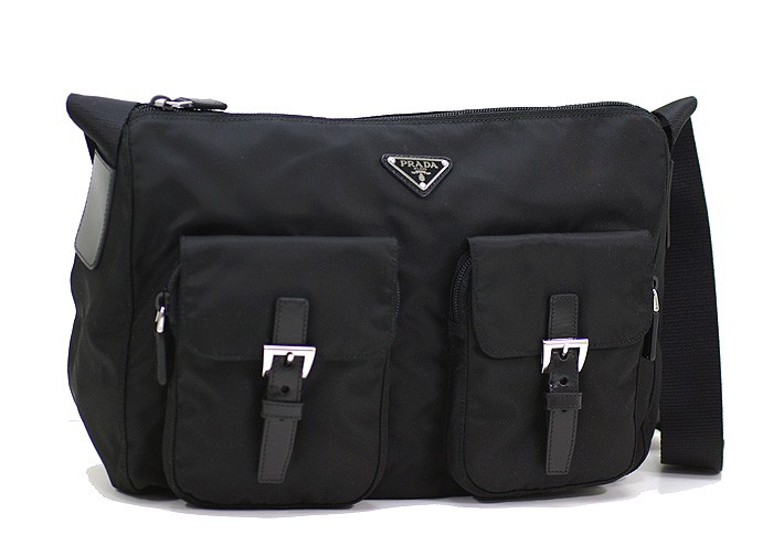 PRADA 斜めがけショルダーバッグ ナイロン ブラック BT0644