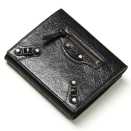 バレンシアガ 2つ折り財布[小銭入れ/IDポケット付き] NERO278738 d940t 1000