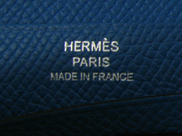 HERMES（エルメス）ベアンスフレ二つ折り長財布/ブルーエレクトリック×ミコノス