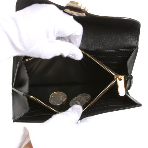  ルイヴィトン スーパーコピー LOUIS VUITTON モノグラム マヒナ ポルトフォイユ・イリス 長財布 ブラック M58136 