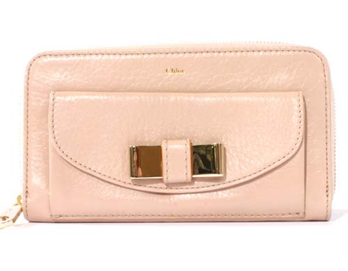 クロエ CHLOE リリィ 長財布 ピンクベージュ 3P0501-015-129