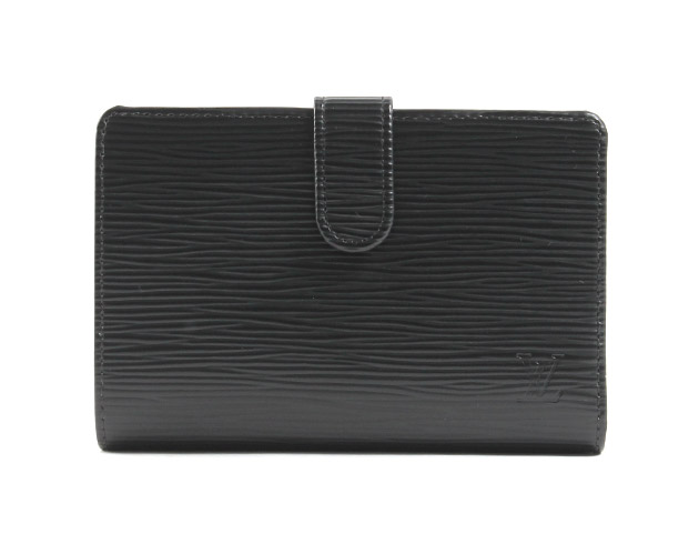  ルイヴィトン スーパーコピー LOUIS VUITTON エピ ポルトフォイユ・ヴィエノワ 二つ折財布 ブラック M63642