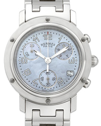エルメス 韓国 スーパーコピー(HERMES) クリッパー ナクレ クロノグラフ レディースサイズ  CL1.310.213