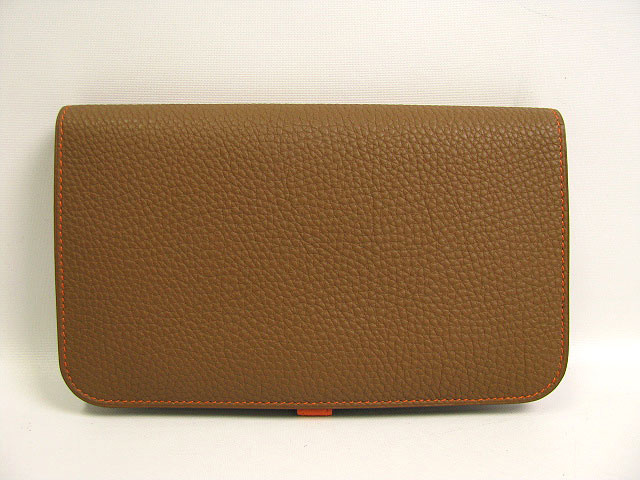 HERMES エルメススーパーコピー ドゴンＧＭ トゴ アルザン×オレンジ hq036