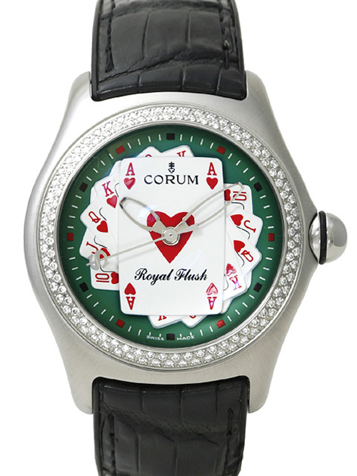 コルム 時計 韓国 スーパーコピー CORUM バブル ロイヤルフラッシュ ダイアモンド 082.177.47/0F01