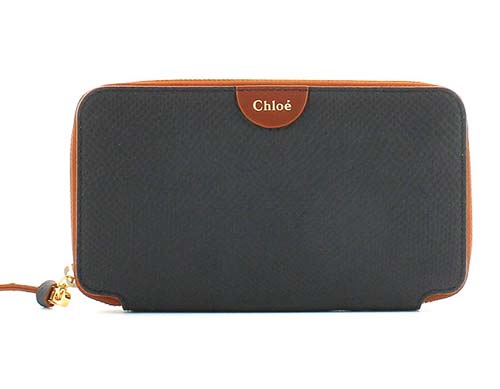 クロエ CHLOE ベア 長財布 ブラック＆ブラウン 3P0152-833-001