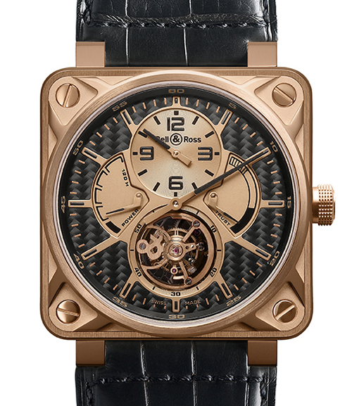 ベル＆ロス スーパーコピー AVIATION　46MM　BR01-TOURBILLON PINK GOLD