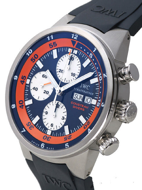 IWC 時計 スーパーコピー 韓国 アクアタイマークロノ クストーダイバーズ 2007 IW378101