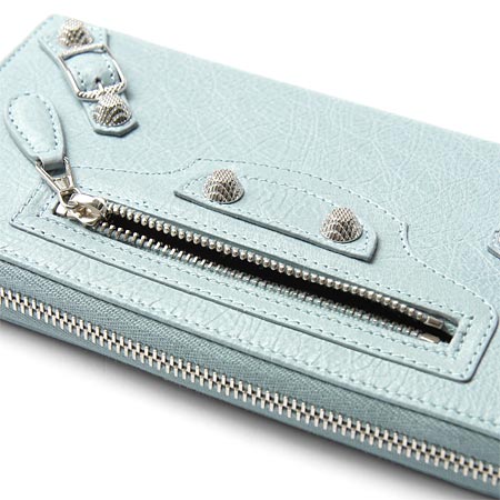 バレンシアガ ラウンドファスナー 長財布[小銭入れ付き] BLEU ACIER253053 d940n 4710