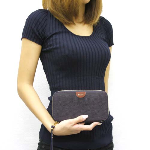 クロエ CHLOE ベア 長財布 アンダルシアランド【ANDALOUSIA LAND】＆ネイビー 3P0152-833-818
